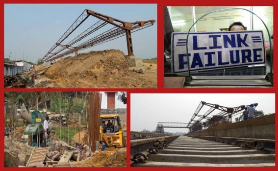 Slow progress of Assam-Agartala Railway construction work : ‘No reservations’ at Railway counter since 2 months due to BSNL’s Internet link down Slow progress of Assam-Agartala Railway construction work : ‘No reservations’ at Railway counter since 2 months due to BSNL’s Internet link down